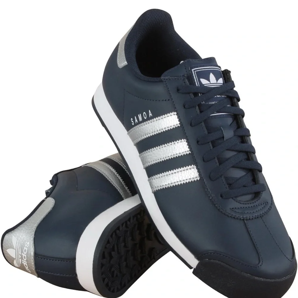 Adidas Samoa Men's Navy/silver/white Sneakers